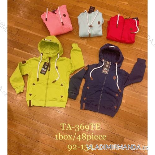 Zip-up sweatshirt with hood long sleeve children's girls and boys (92-134) TA FASHION TAF23TA-369TE