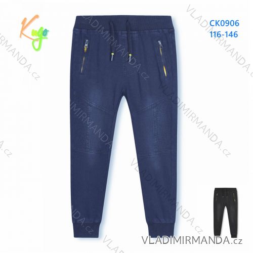 Sweatpants weak long children's boys (116-146) KUGO MT0562