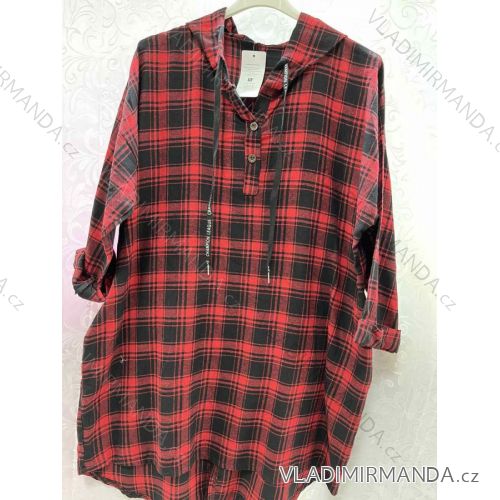 Tunic / blouse long sleeve women's oversized (3XL / 4XL ONE SIZE) ITALIAN FASHION IMWQ2191650