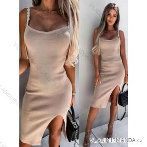 Women's long elegant party dress with straps (S/M ONE SIZE) ITALIAN FASHION IMWE232089