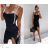 Women's long elegant party dress with straps (S/M ONE SIZE) ITALIAN FASHION IMWE232089