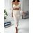 Women's Knitted Sweater Dress Set (S/M ONE SIZE) ITALIAN FASHION IMWE223972