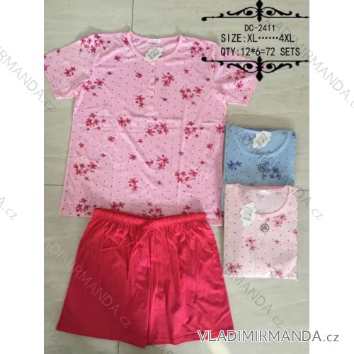 Pajamas Summer Short Oversized Ladies (l-4xl) VALERIE DREAM DC-2411