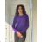 Women's Thin Knitted Long Sleeve Sweater (S/M ONE SIZE) ITALIAN FASHION IMM23M5991