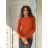 Women's Thin Knitted Long Sleeve Sweater (S/M ONE SIZE) ITALIAN FASHION IMM23M5991