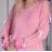 Women's Long Sleeve Sweater (S / M / L one size) ITALIAN FASHION IMWA214327