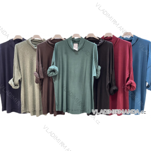 Tunic / blouse long sleeve women's oversized (3XL / 4XL ONE SIZE) ITALIAN FASHION IMWQ2191650