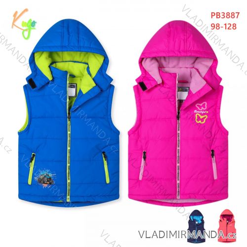 Vest baby girl and booze flap lining (98-128) KUGO B2108