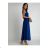 Women's Plus Size (42-46) Long Elegant Party Sleeveless Dress POLISH FASHION PMLBC23265-10 S/M Royal blue