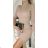 Women's Long Sleeve Knitted Dress (S/M ONE SIZE) FRENCH FASHION FMWT22J51765