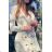 Women's Long Sleeve Knitted Dress (S/M ONE SIZE) FRENCH FASHION FMWT22J51765