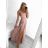 Women's long elegant social summer strapless dress (S/M ONE SIZE) ITALIAN FASHION IMPSH222935/DU -   light green -   S/M/L