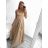 Women's long elegant social summer strapless dress (S/M ONE SIZE) ITALIAN FASHION IMPSH222935/DU -   light green -   S/M/L