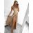 Women's long elegant social summer strapless dress (S/M ONE SIZE) ITALIAN FASHION IMPSH222935/DU -   light green -   S/M/L