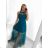 Elegant formal dress with straps for women (S / M ONE SIZE) ITALIAN FASHION IM321576 S/M kerosene