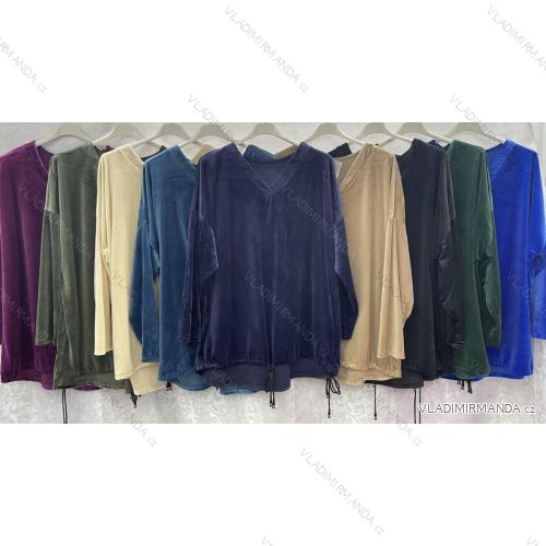 Tunic / blouse long sleeve women's oversized (3XL / 4XL ONE SIZE) ITALIAN FASHION IMWQ2191650