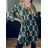 Women's Long Long Sleeve Extended Tunic (L / XL ONE SIZE) ITALIAN FASHION IMD211117