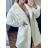 Women's Long Sleeve Teddy Coat (XL/2XL ONE SIZE) ITALIAN FASHION IMD23668