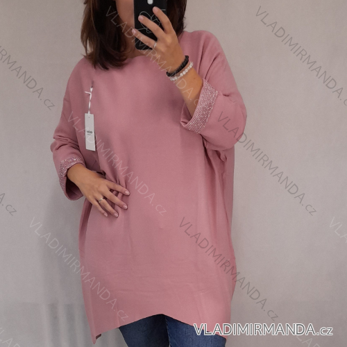 Tunic oversize long sleeve women's oversized (2XL / 3XL ONE SIZE) ITALIAN FASHION IM321551