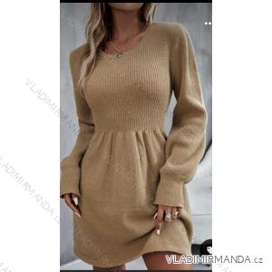 Women's warm long sleeve dress (S/M ONE SIZE) ITALIAN FASHION IMC23376