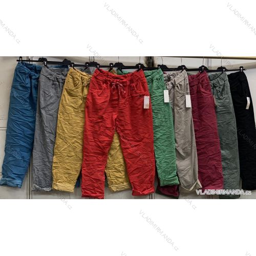 Women's Long Stretch Pants (L/XL ONE SIZE) ITALIAN FASHION IMC23090