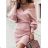 Elegant mini strapless dress for women (S / M ONE SIZE) ITALIAN FASHION IMWD221538