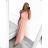 Women's Dress Long Straps Variable Tie (S/M/L/XL ONE SIZE) ITALIAN FASHION IMM223000HG - Fuchsia Pink - S/M