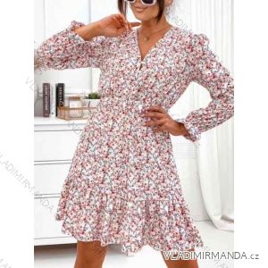 Women's Long Chiffon Short Sleeve Dress (S/M ONE SIZE) ITALIAN FASHION IMWGS231048