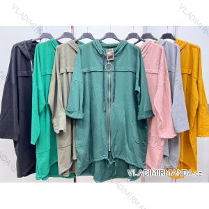 Cardigan / Hoodie Cotton Ladies (uni M / XL) Italian Fashion IM420360