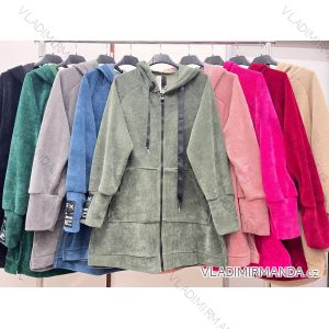 Cardigan / Hoodie Cotton Ladies (uni M / XL) Italian Fashion IM420360