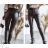 Women's Long Leather Leggings (S/M ONE SIZE) ITALIAN FASHION IMWB23557