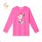 T-shirt with long sleeves children's girls girls (98-128) KUGO HC0757