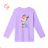 T-shirt with long sleeves children's girls girls (98-128) KUGO HC0757