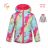 Autumn children's hooded jacket for girls (98-128) KUGO KM9924