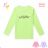 T-shirt with long sleeves children's girls girls (98-128) KUGO HC0757