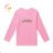 T-shirt with long sleeves children's girls girls (98-128) KUGO HC0757