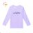 T-shirt with long sleeves children's girls girls (98-128) KUGO HC0757