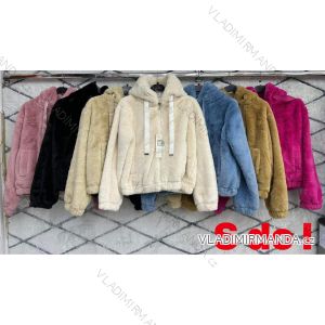 Women's Long Sleeve Bomber Jacket (S/M/L ONE SIZE) ITALIAN FASHION IMWD23470