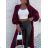 Women's Long Sleeve Knitted Cardigan (S/M ONE SIZE) ITALIAN FASHION IMWAD223390