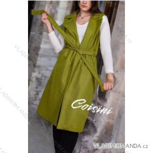 Women's Sleeveless Hooded Vest (S/M ONE SIZE) ITALIAN FASHION IMWCA232998