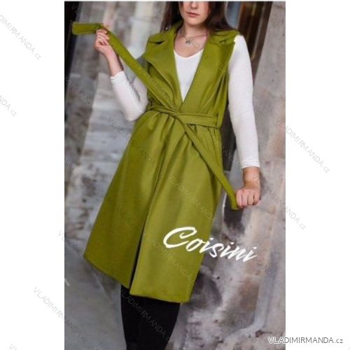 Women's Sleeveless Hooded Vest (S/M ONE SIZE) ITALIAN FASHION IMWCA232998