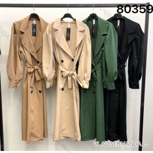 Kabátek košilový flaušový na knoflíčky dámský (S/M ONE SIZE) ITALSKÁ MÓDA IMWD217059