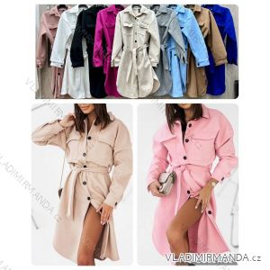 Women's Elegant Long Sleeve Shirt Dress (S/M ONE SIZE) ITALIAN FASHION IMWKK223994