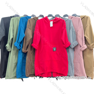 Cardigan / Hoodie Cotton Ladies (uni M / XL) Italian Fashion IM420360