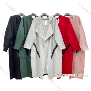 Women's Plus Size Long Sleeve Cardigan (2XL/3XL ONE SIZE) ITALIAN FASHION IM423679