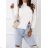 Women's Short Sleeve Knitted Turtleneck Sweater (S/M ONE SIZE) ITALIAN FASHION IMD22947