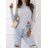 Women's Short Sleeve Knitted Turtleneck Sweater (S/M ONE SIZE) ITALIAN FASHION IMD22947