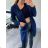 Women's Long Sleeve Shirt Dress (S/M/L ONE SIZE) ITALIAN FASHION IMC22658