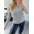 Knitted sweater thin turtleneck long sleeve women (L / XL ONE SIZE) ITALIAN FASHION IMD211110