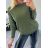 Women's Plus Size Knitted Long Sleeve Sweater (XL/2XL ONE SIZE) ITALIAN FASHION IMD23618